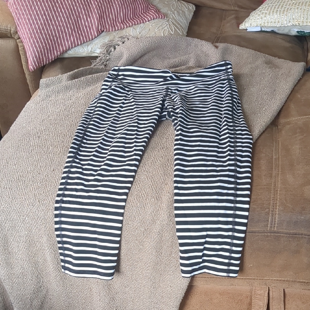 Striped Womens Athletic Leggings
